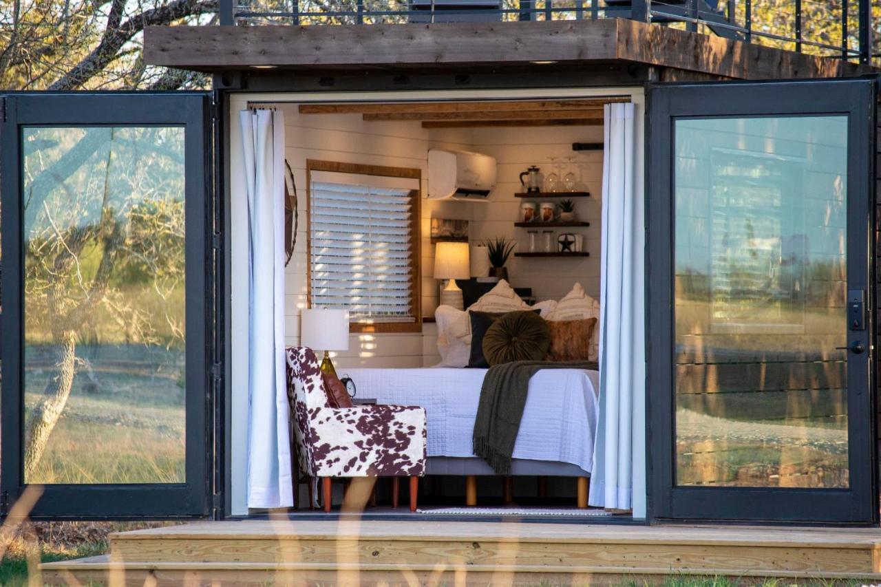 New The Lone Star Shipping Container Villa Fredericksburg Exterior foto